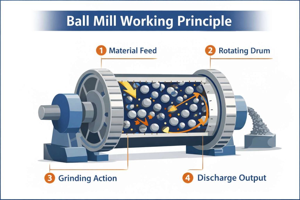 how ball mill works?